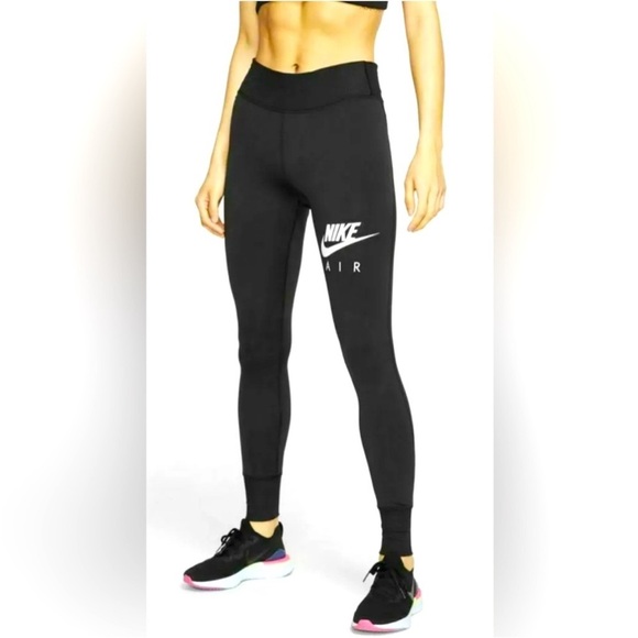Nike Womens Air Tight Fit 7/8 Length Legging Pants Black Size S CV8348 010 - Picture 1 of 8